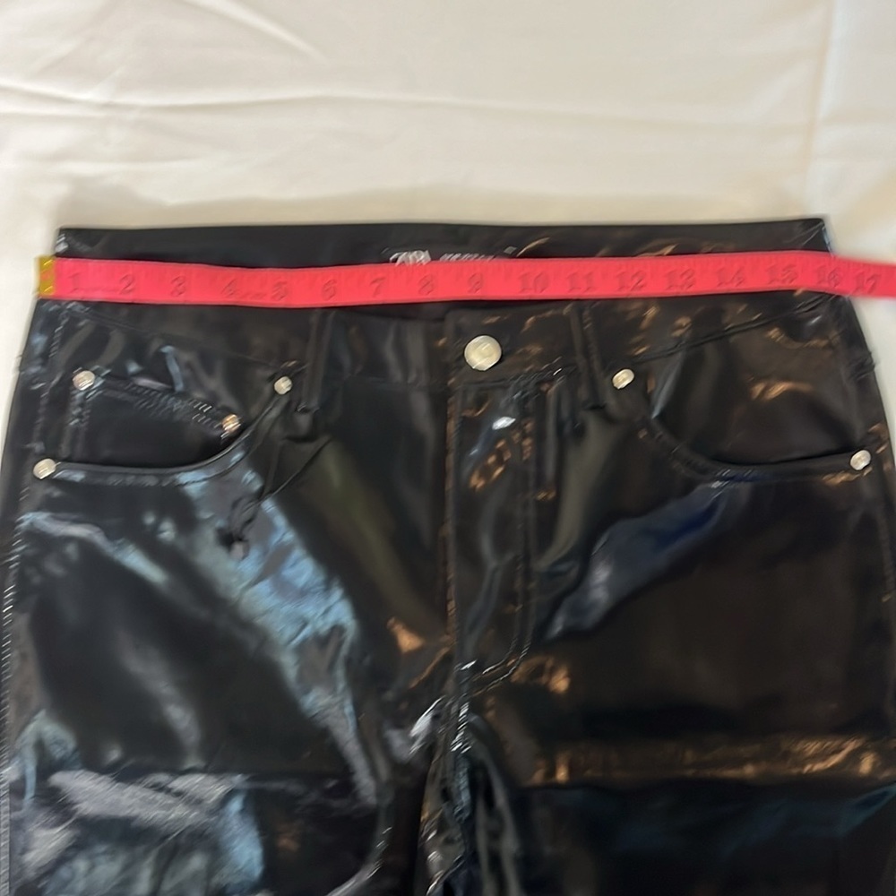 ⭐️ NWOT - Zara black pleather pants- size 32 - Picture 4 of 7